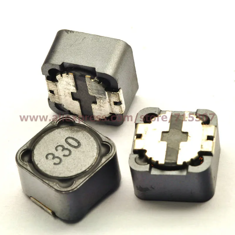 

PHISCALE 30pcs of smd shielded power inductor 33UH 330 12*12*7