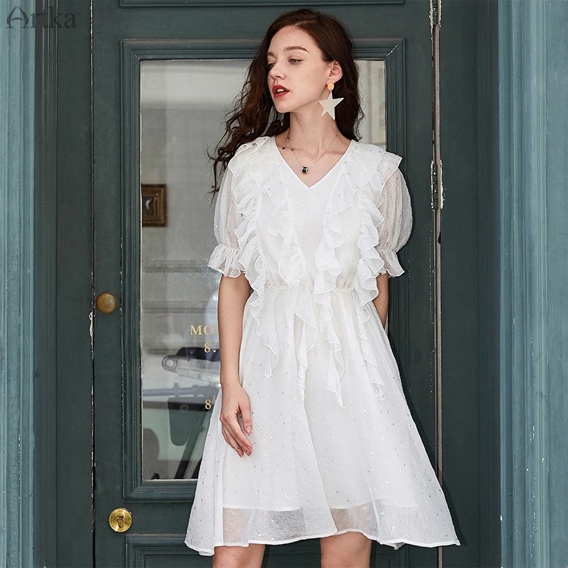 romantic chiffon dress