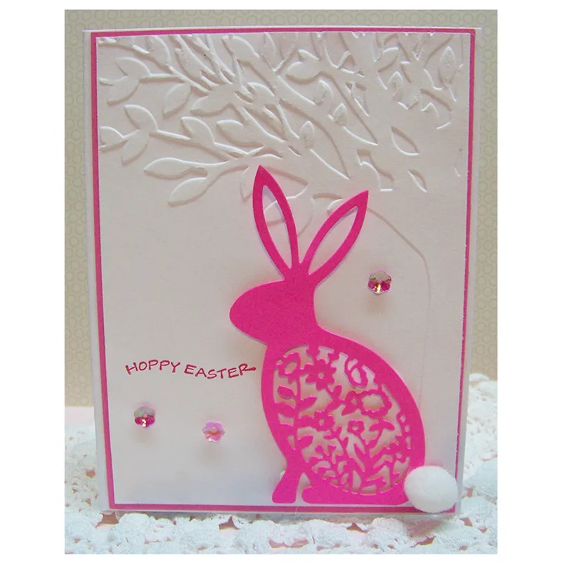 

Eastshape Animals Rabbit Metal Cutting Dies Scrapbooking Christmas for Embossing Card Making Craft Stencil New Arrival 2019