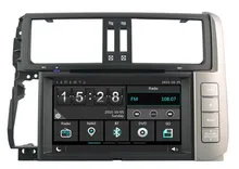 Dvd-плеер GPS навигации мультимедиа для Toyota prado150 2010 2011 головного устройства Стерео с радио Bluetooth Карта Бесплатная задняя камера