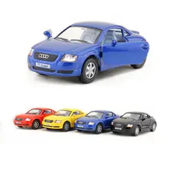 Высокая имитация 1:32 Audi TT Coupe литья сплава Модель автомобиля, Детская Металлическая оттягивающаяся назад Модель, развивающие игрушки