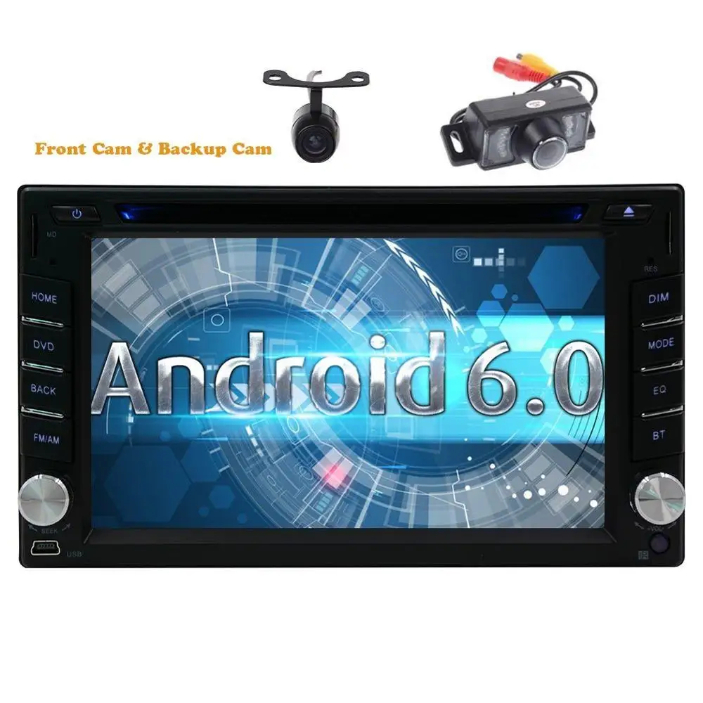 Include Front Rearview Cameras Double 2din Android 6 0 Car Stereo DVD Video Player font b