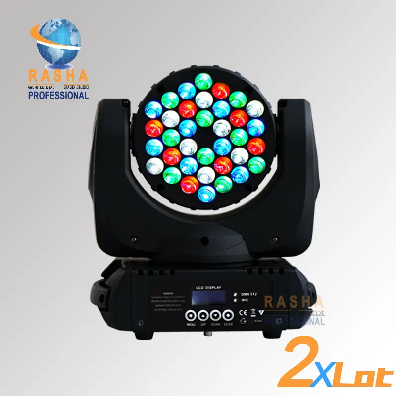 2X LOT China Factory 36*3W Mini 4in1 RGBW LED Moving Head Beam,Moving Head Light,Beam Light,Disco Light
