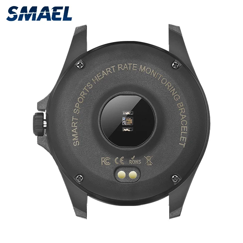 SMAEL Смарт-часы монитор сердечного ритма gps Смарт-часы для фитнеса Bluetooth 4,0 для Xiaomi Android IOS reloj Relógio inteligente