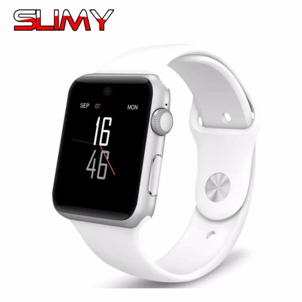

Slimy DM09 Bluetooth Smart Watch 2.5D HD Screen Support SmartWatch with SIM Wearable Devices For IOS Android PK LF07 A1 GT08 Q18