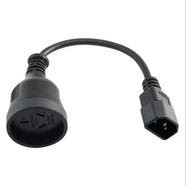 

High quality UPS to PC IEC C14 3-Pin Aus Australia Power Cable Cord Lead 10cm/0.32ft Adapte,1 pcs
