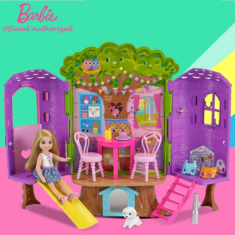 chelsea barbie treehouse