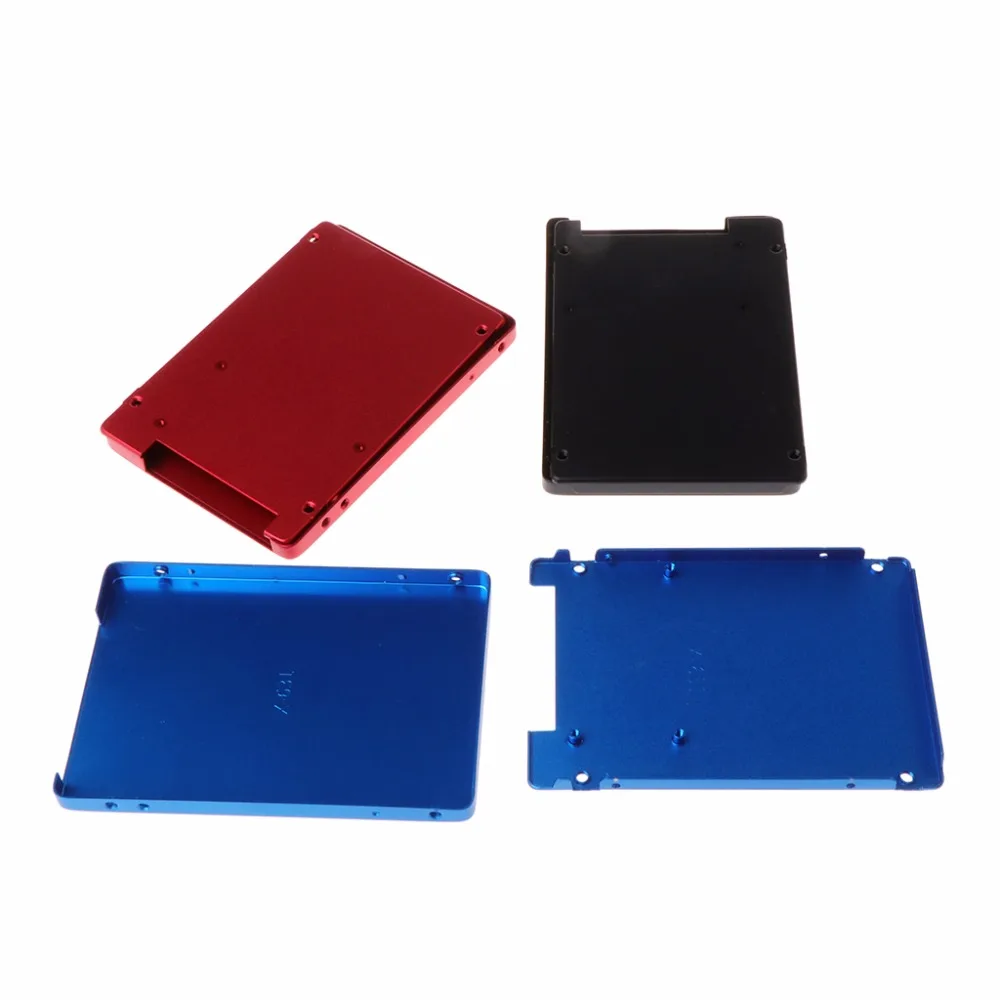 For 631 SSD Solid State Hard Disk Shell Aluminum Metal Cover Case Computer Host Parts Black/Blue/Red C26 For 631 SSD Solid State Hard Disk Shell Aluminum Metal Cover Case Computer Host Parts Black/Blue/Red C26