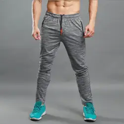 2018 Недавно Прибытие лаконичный стиль Для мужчин длинные Повседневное спортивные тренировочные брюки Slim Fit Брюки Штаны для бега