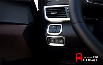 

ABS Plastic Head Light + Rear Trunk Switch Button Cover Trim 2pcs For Kia Optima K5 2016 2017