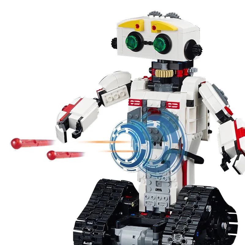 710PCS RC Building Blocks 2 IN 1 Remote Control Robot Transform