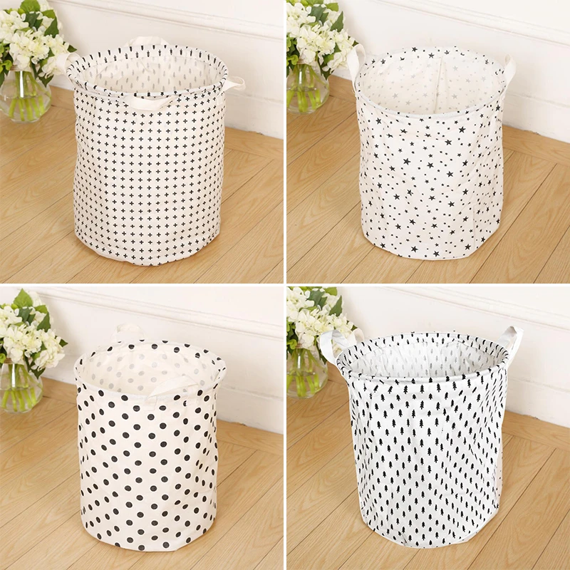 Bolsa de almacenamiento de sucia plegable, barril de almacenamiento de de punto de estrella Corss, cesta de almacenamiento de de juguete para bebés y niños, decoración de habitación, 35x40cm|storage