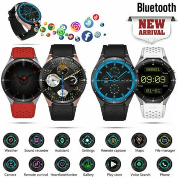

KW88 PRO Smart Watch Android 7.0 16GB Bluetooth Heart Rate WIFI GPS SIM