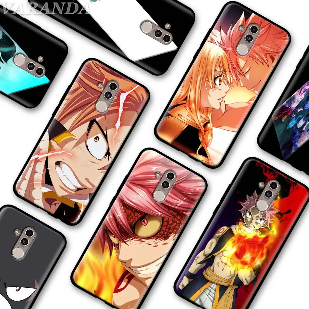 

Silicone Case for Huawei Mate 10 20 Pro 20 Lite P Smart Y9 2019 P20 Lite P30 Pro Cover Anime Manga Fairy Tail TPU Cases