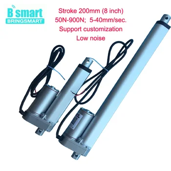 

Wholesale Stroke 8 Inch(200mm) 12v linear actuator With 12V-48v,Speed 5-40mm/s And Load 50-900N For Electric Window Actuator etc