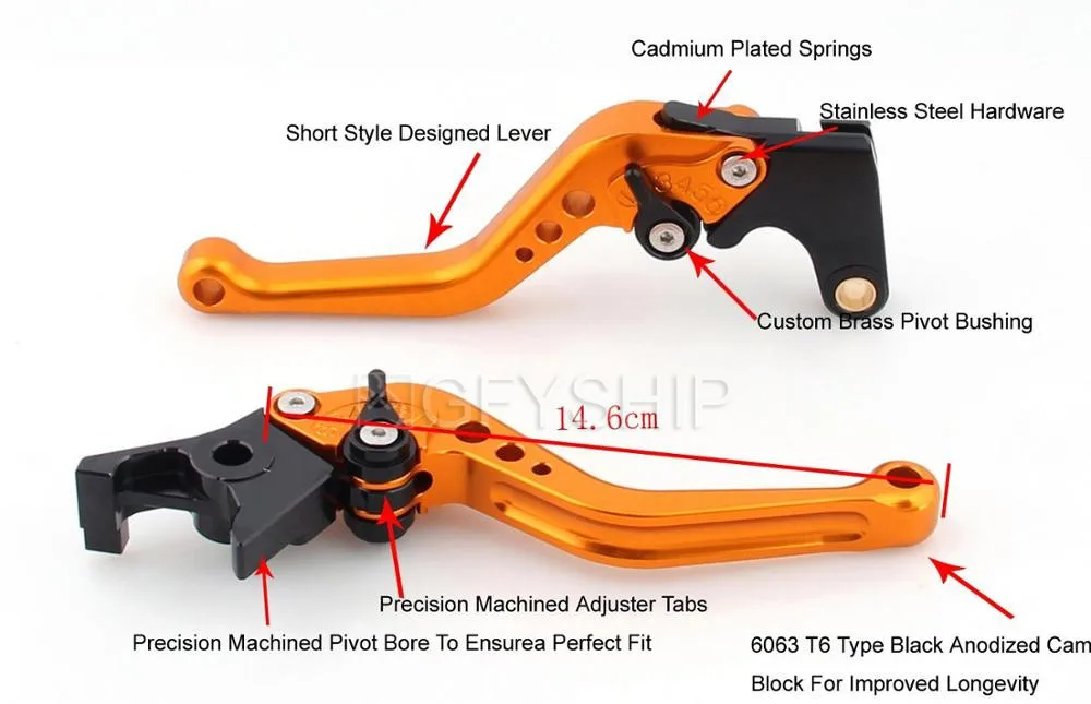 Для Husqvarna 701 супермото/эндуро Мотоцикл Регулируемый ЧПУ Рычаги Тормозная система сцепления