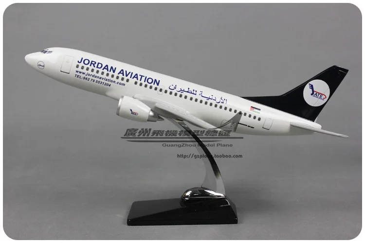 Модель самолета Jordan Airlines 43 см модель Боинг 737 300 B737 в масштабе игрушки| |