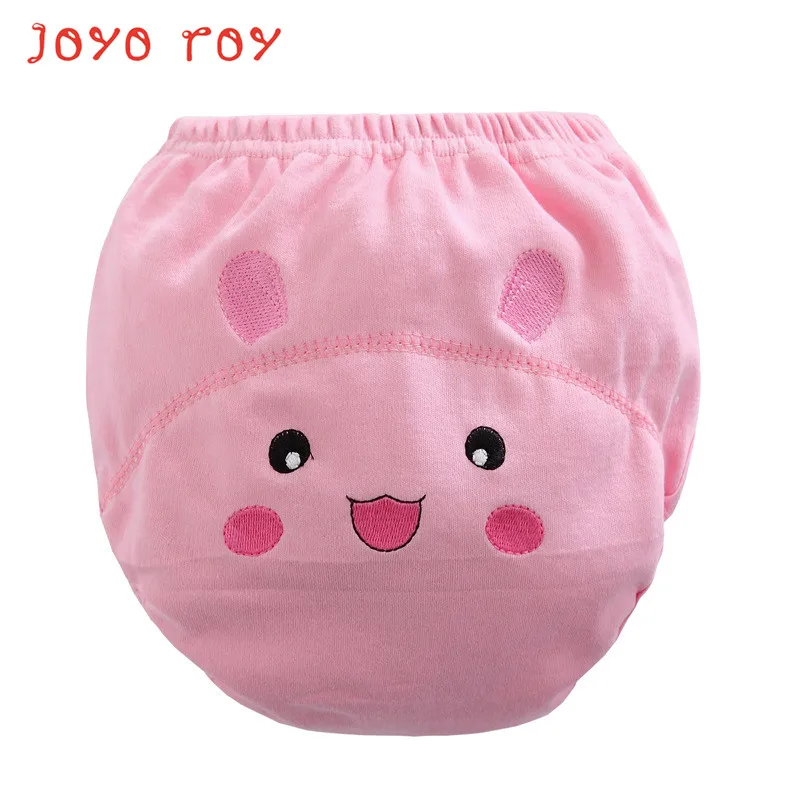 

Joyo roy Baby boys&girls Pure cotton three-tier training pants diapers embroidery LABS pants nappy suits dj0035R