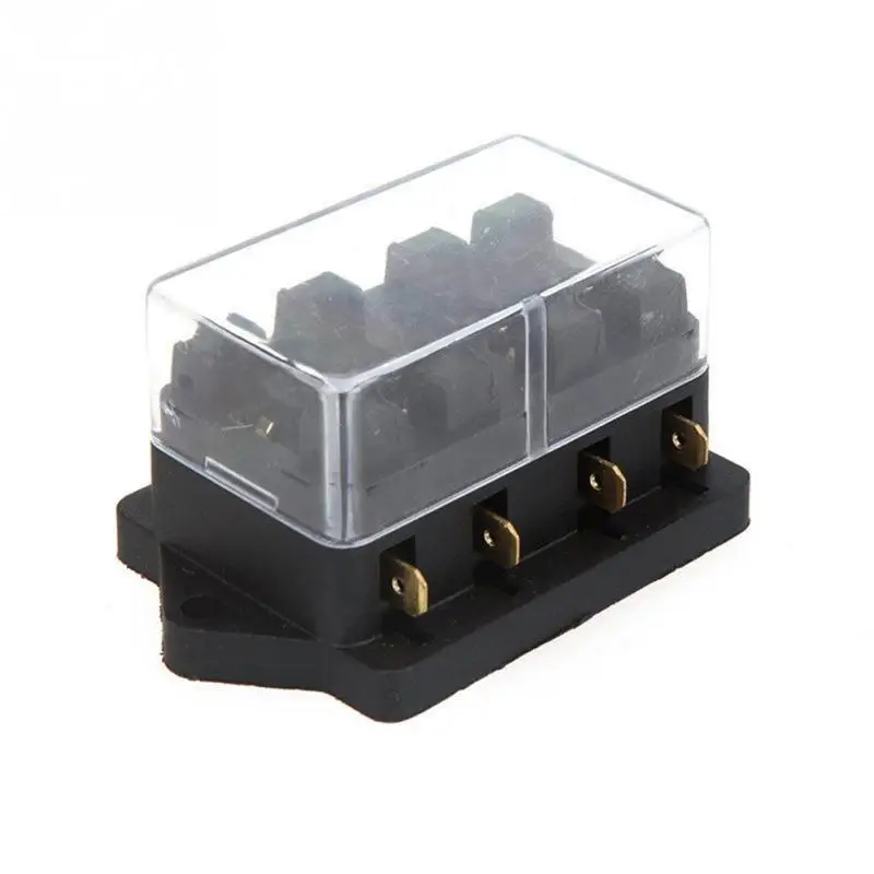 Universal 12v 4/6/8/10/12 Way Fuse Box Block Fuse Holder Box Car