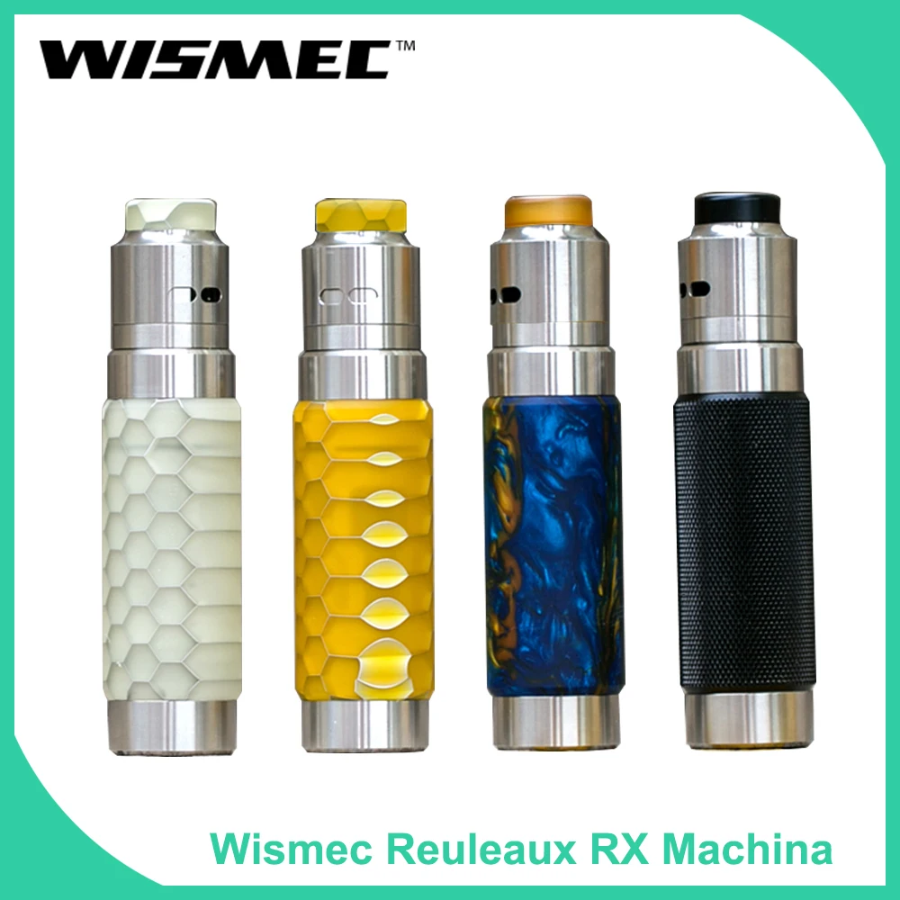 

100% Original Wismec Reuleaux Rx Machina Kit profile for 20700/18650 battery Mod box with Guillotine RDA atomizer vape kit