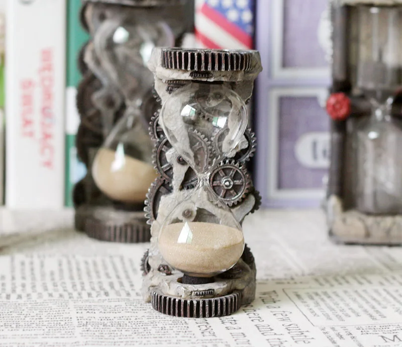 Европейский стиль ретро смолы процесс песочные часы креативное время песочные часы украшения Новинка ребенок девочка подарок домашний стол Декор игрушка подарок