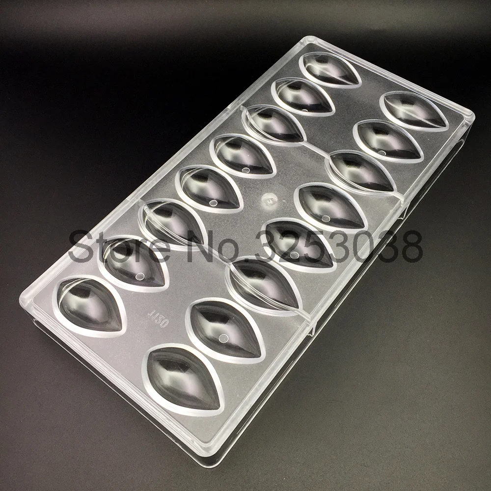 16 отверстий лепесток 3D формы шоколада поликарбонат для выпечки кондитерских изделий инструменты Конфеты шоколадный лоток форма формы для выпечки формы