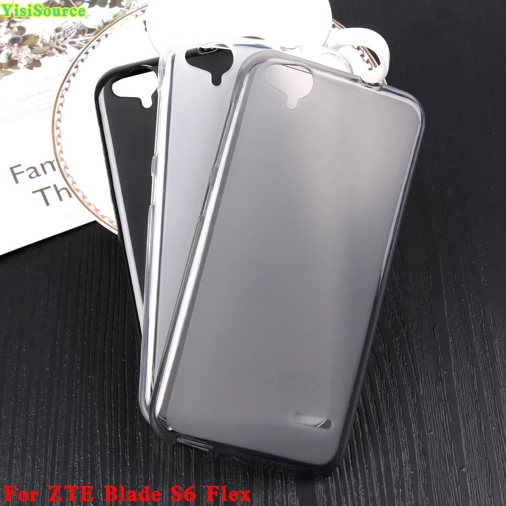 

Yisisource Silicone Case for ZTE Blade S6 Flex case Soft Back Cover for ZTE TURKCELL T60 Ultra Thin Soft TPU Gel Original Shell