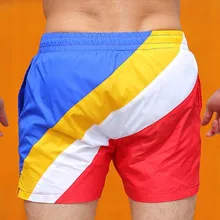 Полосатые бордшорты мужские s мужские купальники шорты для серфинга шорты для плавания купальный костюм с подкладкой пляжные морские спортивные шорты