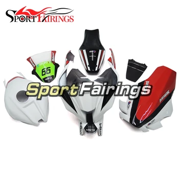

Fiberglass Racing Complete Fairings for ZX10R 2011 - 2015 ZX10 R Kawasaki Motorcycle Fittings Body Kit White Red Cowlings