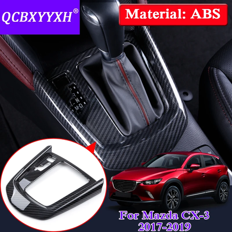 QCBXYYXH ABS 3 шт./партия автомобильный Стайлинг для Mazda CX-3- Авто Коробка передач блёстки крышка внутреннее украшение Наклейки Аксессуары