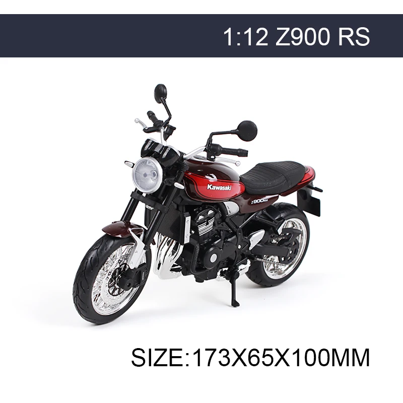 Миниатюрная гоночная игрушка MAISTO 1:12 Kawasaki Z900 RS в масштабе для мотоцикла литый под