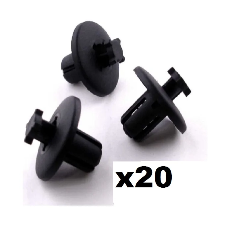 20X8 Millimetri Di Plastica Trim Pinze Per Citroen C3 C4 C5 C8 Wheel Arch Fodera Paraspruzzi