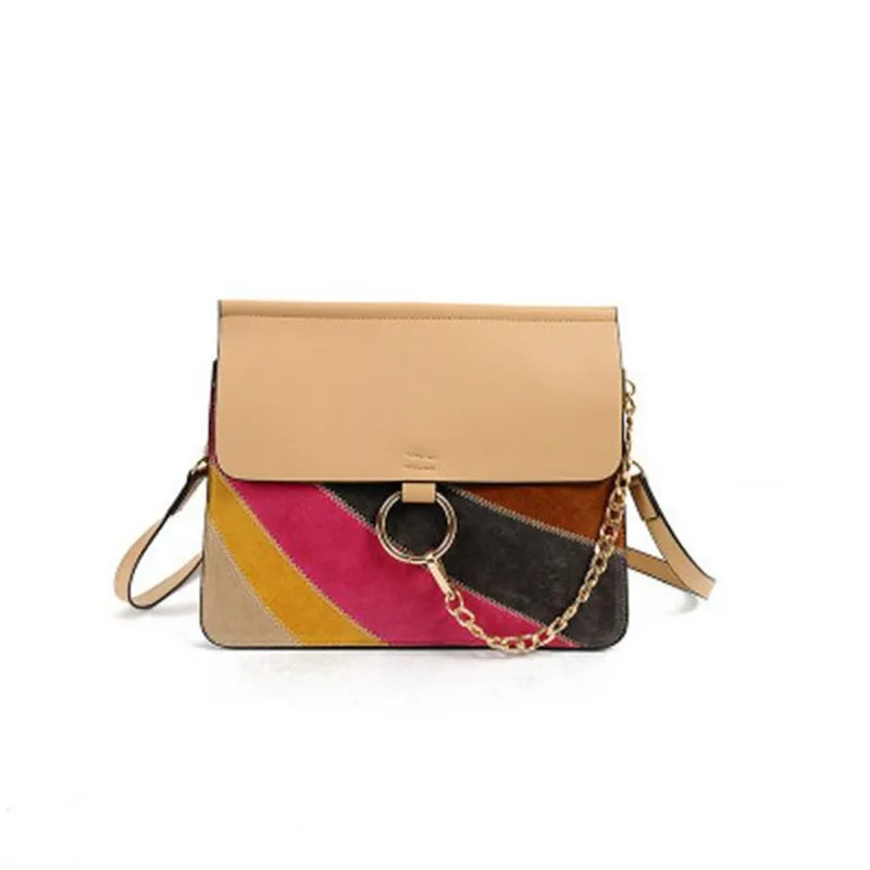 

Luxury Women's Handbags Designer Women Messenger Bags Fashion Purse Satchel Rainbow Frosted Crossbody Bag Shoulder Leather Tote