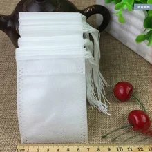 Sachets de thé 500 pièces 7x9 CM sachet de thé vide avec ficelle guérir sceau filtre infuseur souche pour thé vert sachets en papier jetables pour le thé