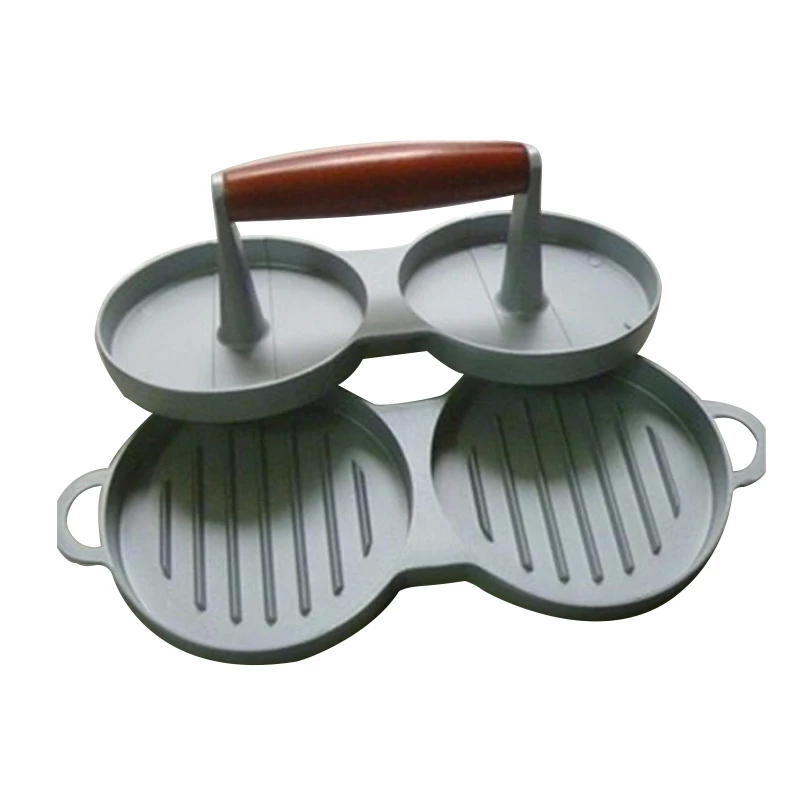 

Hamburg pressed meat pie mold kitchen cooking hamburger essential supplies rice ball mold Hamburger pressure Aluminium alloy