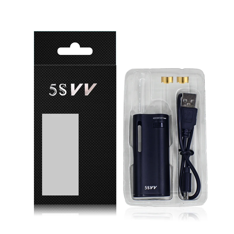5pcs/Lot Original Mjtech 5S VV Mod Vaporizer Preheat 5SVV 650mah with USB charger for Wax Thick Oil Variable Voltage Box Vape 5pcs/Lot Original Mjtech 5S VV Mod Vaporizer Preheat 5SVV 650mah with USB charger for Wax Thick Oil Variable Voltage Box Vape
