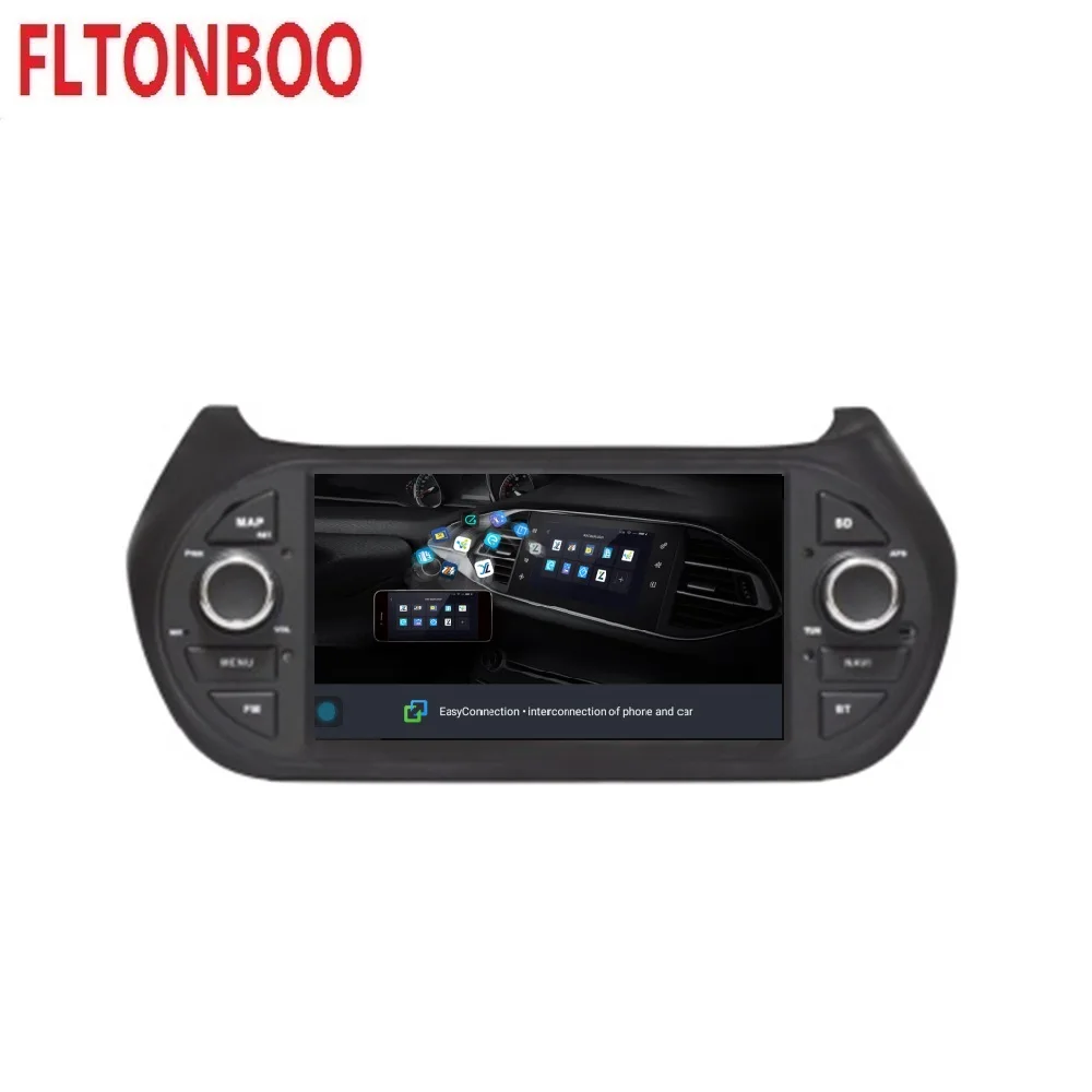 7 inch android 10 car DVD gps navigation for fiat FIORINO 2013 radio wifi quad core English russian french | Автомобили и