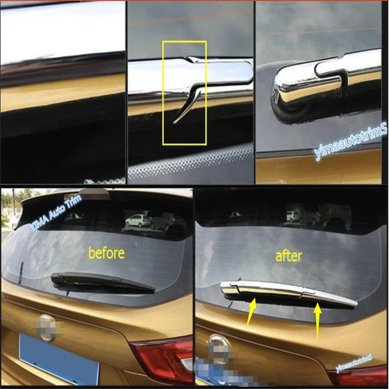 

ABS Rear Window Wiper Cover Trim For Nissan Qashqai J11 2014 2015
