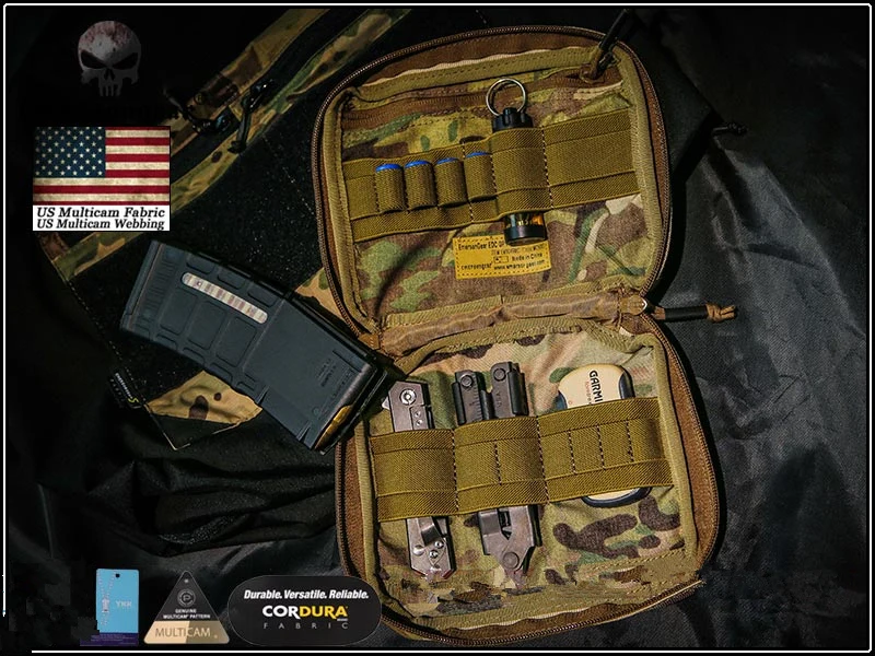 2018NEW Emersongear EDC чехол GP Molle поясной зажим вертикальная сумка Военная коричневая США Cordura Multicam Tropic EM9049