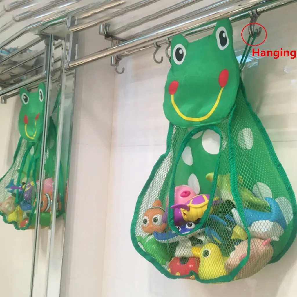 Bath Toy Organizers,Kids Toy Storage Caddy,Bathtub Toy Storage Bags For Baby Toddlers,Bathroom Toy Net Bag With 3 Str