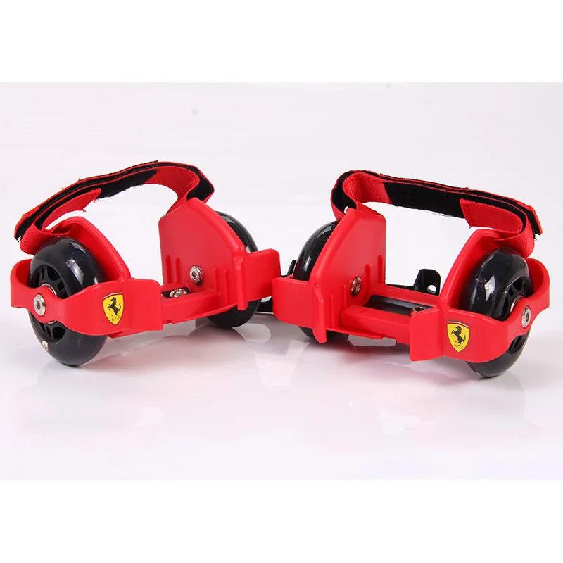Adjustable Flashing Roller Skating Shoes Wheel Heel Light Falsh Blade Shoe Strap Flash Wheel Roller Skates (10)