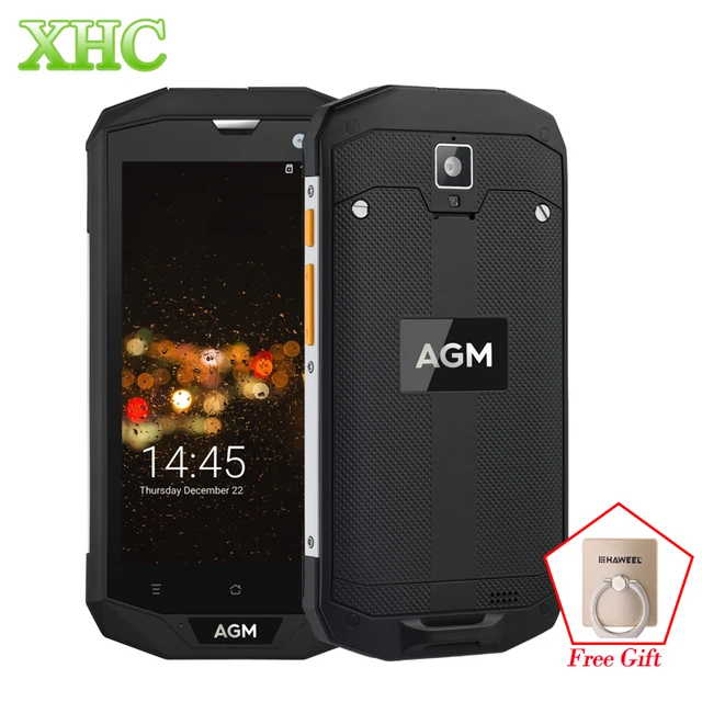 Special Offers AGM A8 IP68 Waterproof  Smartphones 5.0 inch Android 7.0 RAM 4GB ROM 64GB 1280 x 720 Pixels Quad Core NFC OTG GPS Mobile Phones
