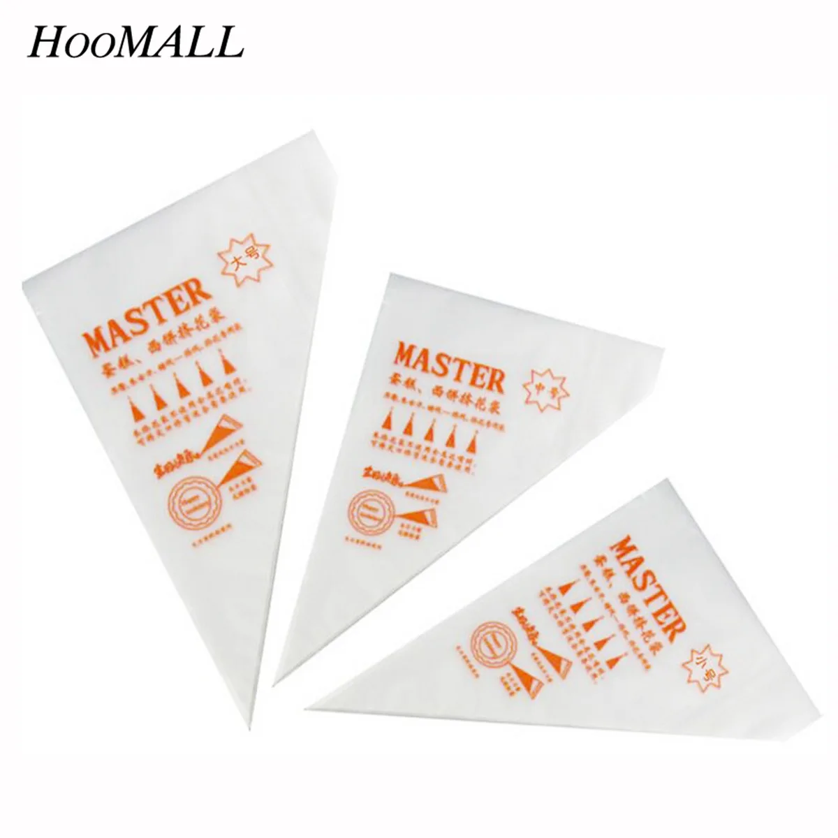 

Hoomall 100PCs Disposable Pastry Bag Baking Tools Icing Piping Cake Pastry Bags Cake Decorating Bags Fondant Cream Pastry Tip