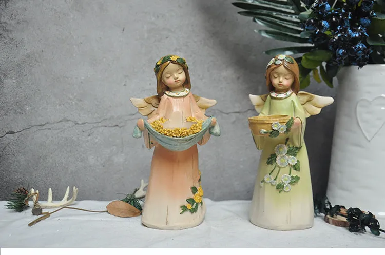 Вотивные подсвечники ангелы фигурки подсвечники домашние украшения Подарки для женщин