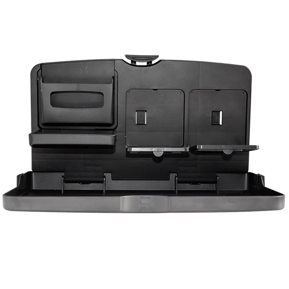 

Car Styling Multifunctional Car Seat Back Organizer Storage Table Foldable Vehicle Travel Dining Tray Auto Food Drinks Holder