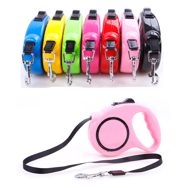 

Retractable Nylon Dog Leash Extending Puppy Walking Running Leashes For Small Dogs Chihuahua Adjustable Pets Collar Supplies