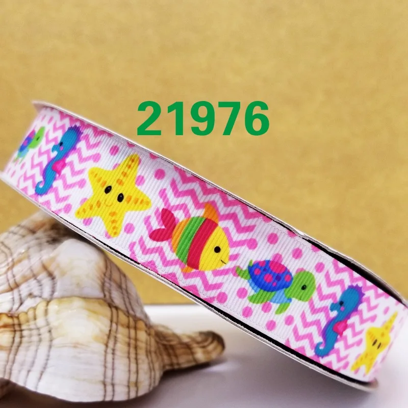 50 ярдов в размер мультфильм ленты напечатанные grosgrain ленты 22309