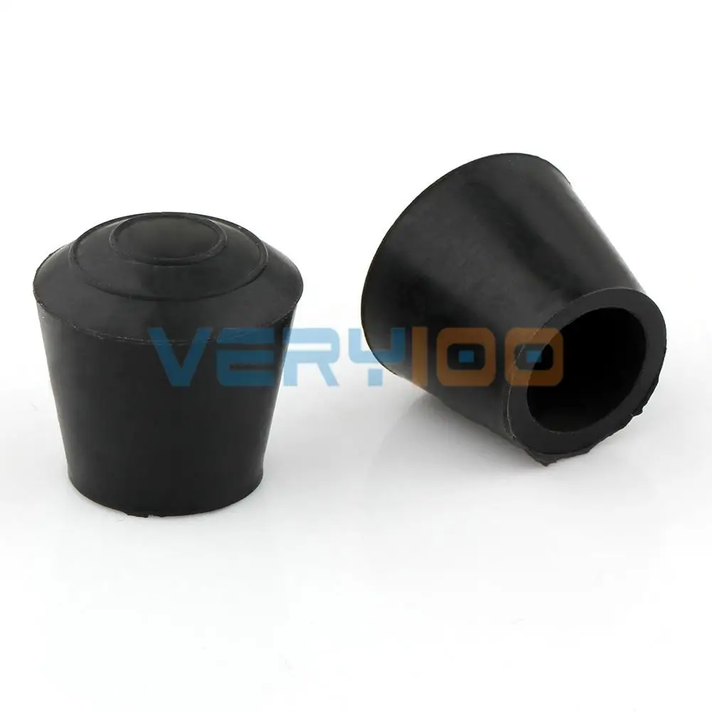 

High Quality 12pcs Black Furniture Conical Rubber Feet Pad Covers for 14mm Diameter Chair Tip