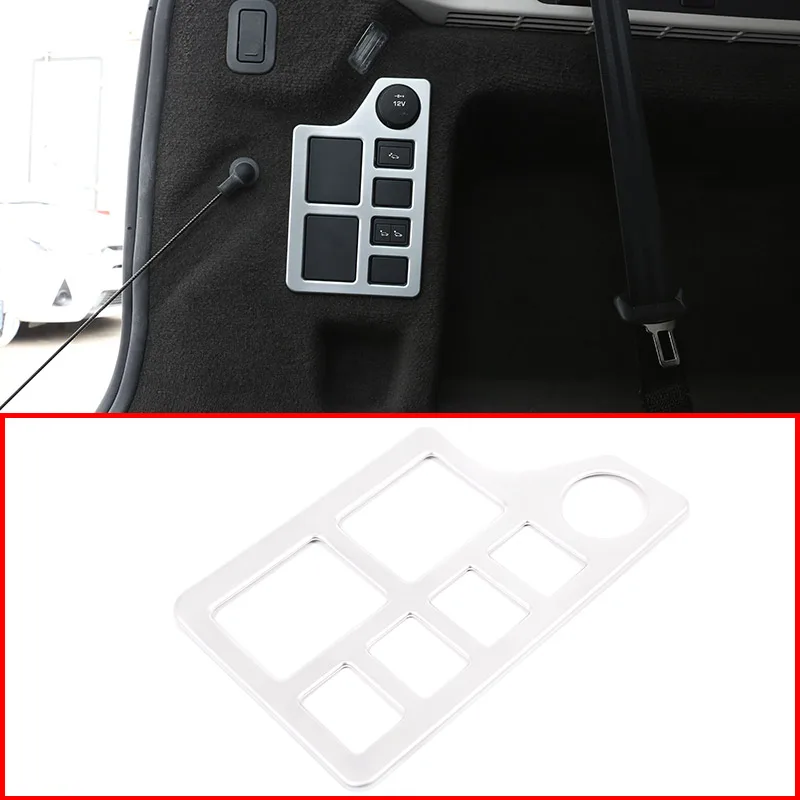 

For Land Rover Discovery 5 LR5 L462 2017 2018 2019 Car ABS Trunk Seat Electric Adjustment Panel Button Frame Trim