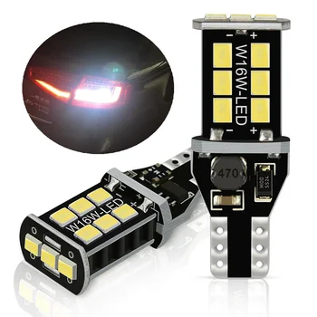 

W16W LED T15 LED Bulb Canbus 921 NO OBC Error Free Car Backup Reserve Lights Bulb For Nissan Qashqai Almera Juke Tiida X-Trail